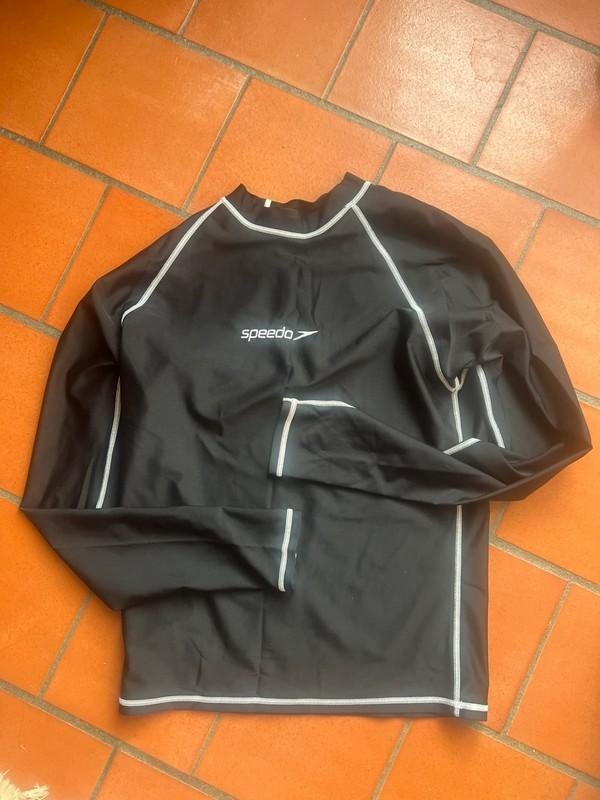 Speedo Rash Guard, Zwart met lining, maat 42, Overige typen, Verzenden, Zwart, Speedo