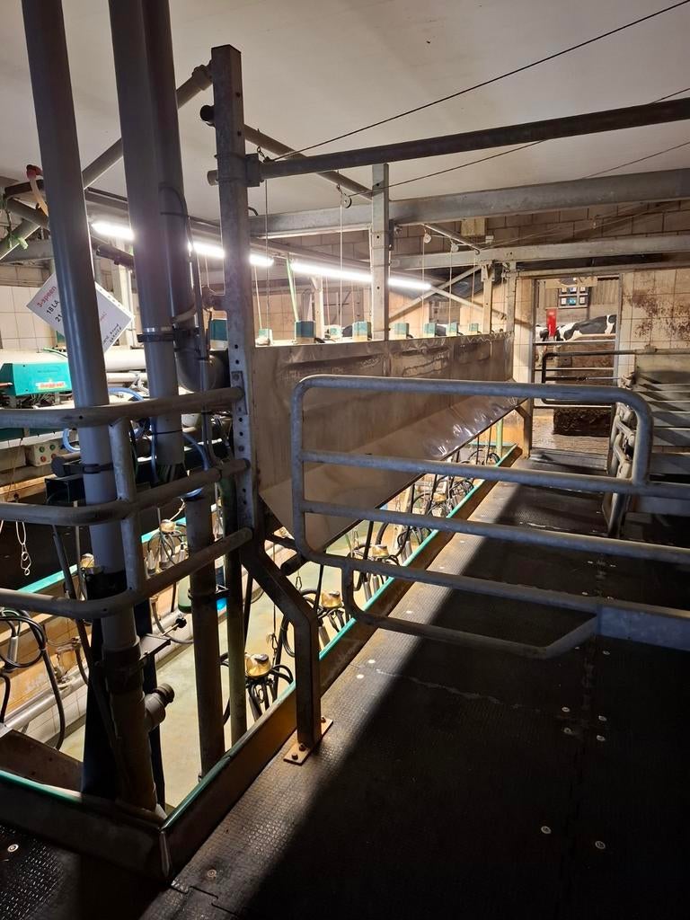 Hekwerk en voerbakken van melkstal GEA, Ophalen of Verzenden, Gebruikt