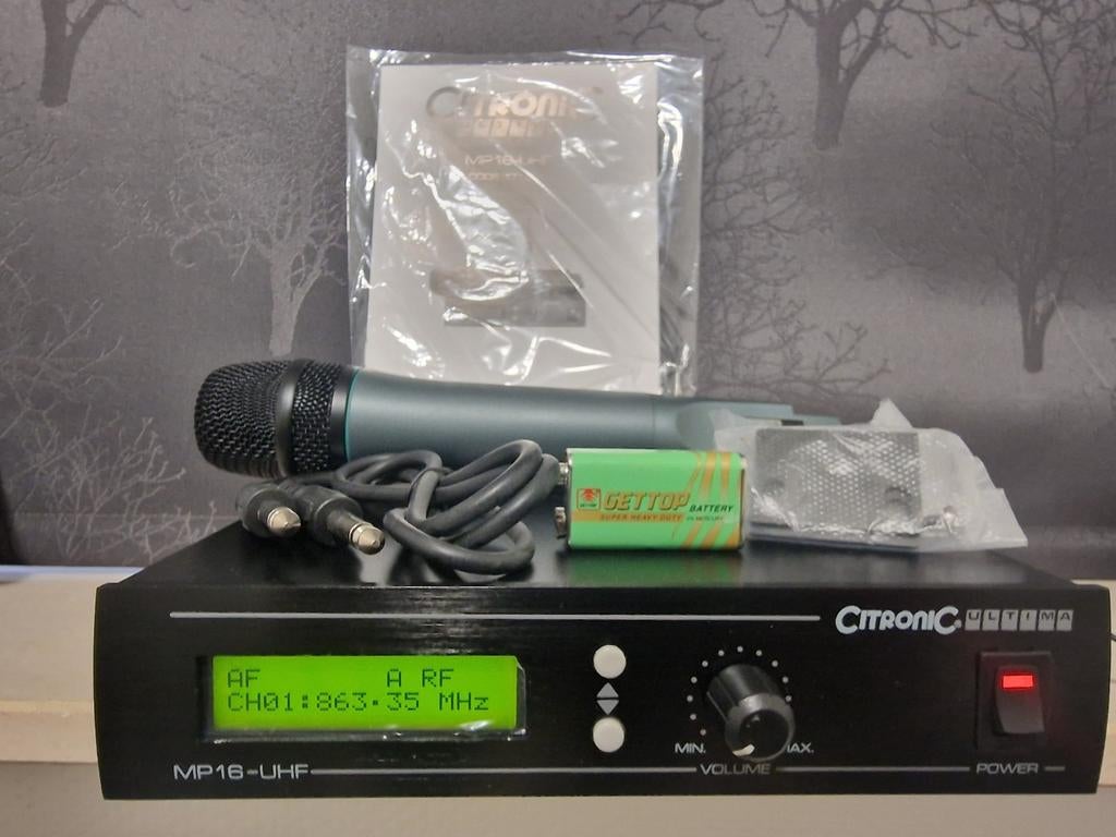 Citronic MP16 UHF, Ophalen of Verzenden, Zo goed als nieuw