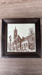 TEGELTJE IN LIJST AMERONGEN HUCHTJE EN KERK, Ophalen of Verzenden