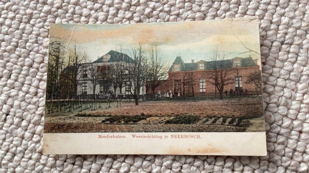 Ansichtkaart Neerbosch Moederhuizen Weesinrichting begin1900, Verzamelen, Ansichtkaarten | Nederland, Ophalen of Verzenden, Voor 1920