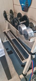 Dumbell opbergrek, Ophalen, Gebruikt, Dumbbell