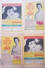 45 VS advertenties reclames verpleegster - Jaren 50 60 nurse, Ophalen of Verzenden, Gebruikt, Overige typen