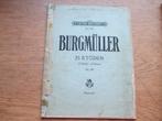 Burgmüller - 25 etuden - op.100 - Piano, Gebruikt, Klassiek, Ophalen of Verzenden, Artiest of Componist