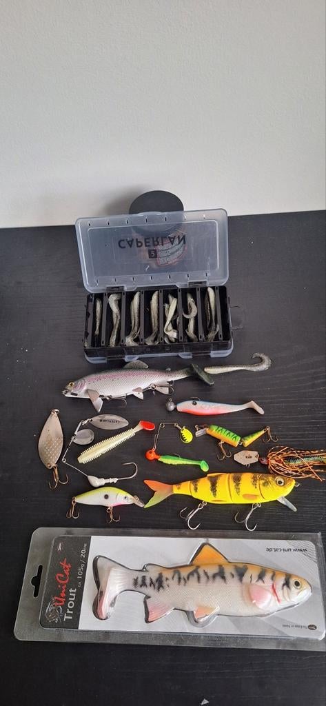 Diverse set kunstaas en pluggen voor vissen, Ophalen of Verzenden, Zo goed als nieuw, Kunstaas