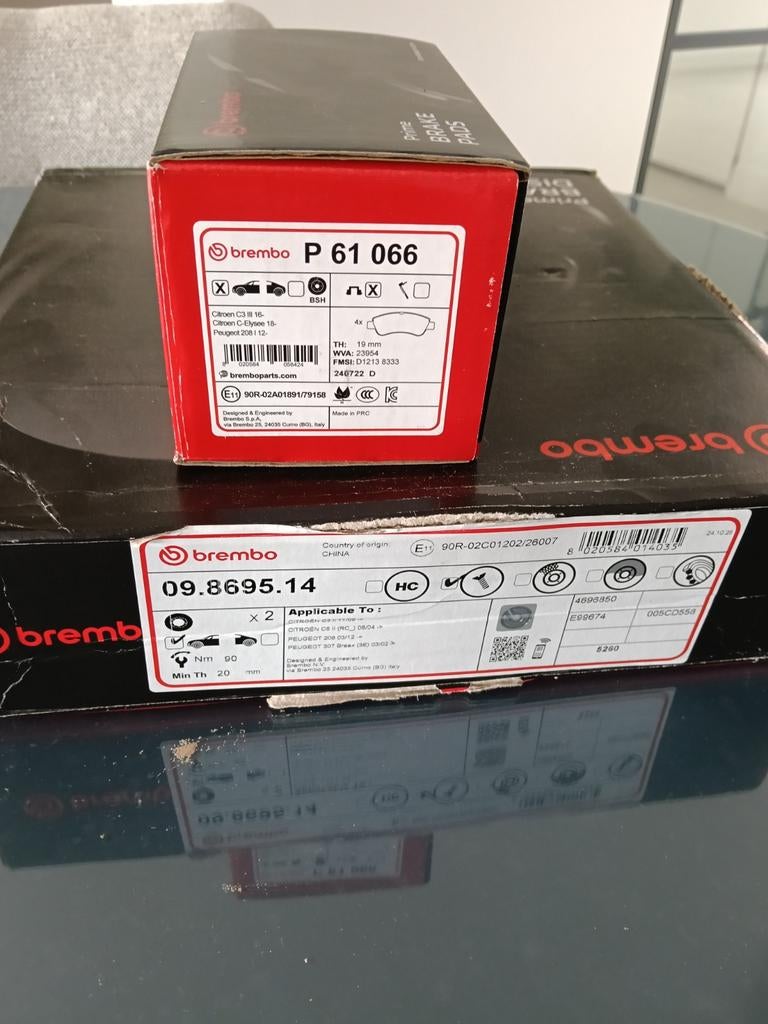 Brembo brake discs en pads, Ophalen of Verzenden, Nieuw