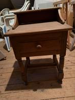 Hand gemaakt Eiken Nachtkastje, Ophalen, Zo goed als nieuw, Minder dan 45 cm