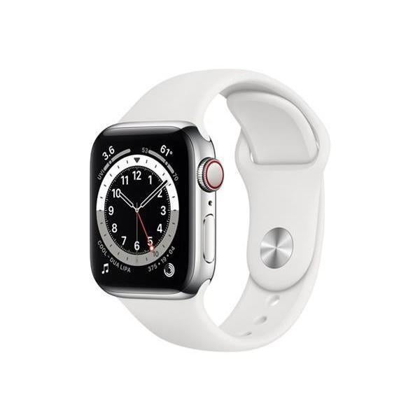 Apple Watch 6 Silver Stainless Steel Case, Apple Watch ⌚️, IOS, Ophalen of Verzenden, Zo goed als nieuw