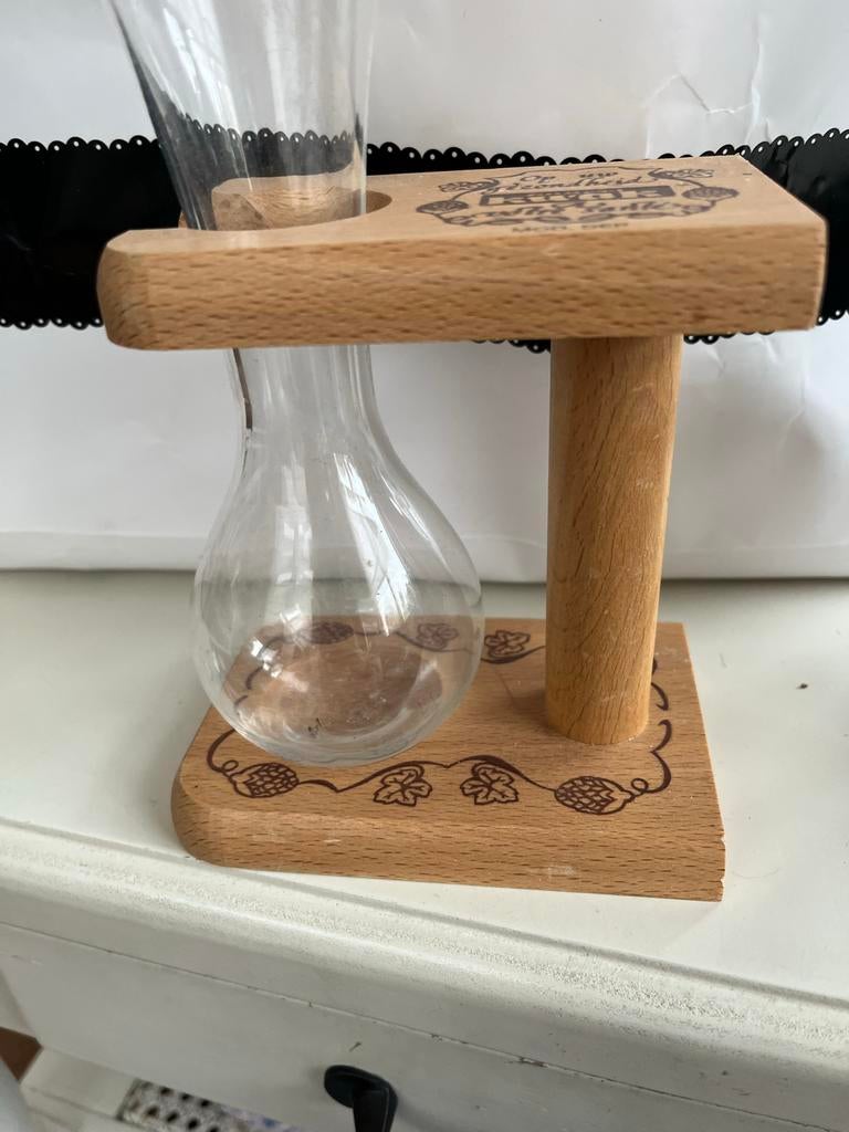 Pauwel Kwak bierglas met houten houder, Ophalen of Verzenden