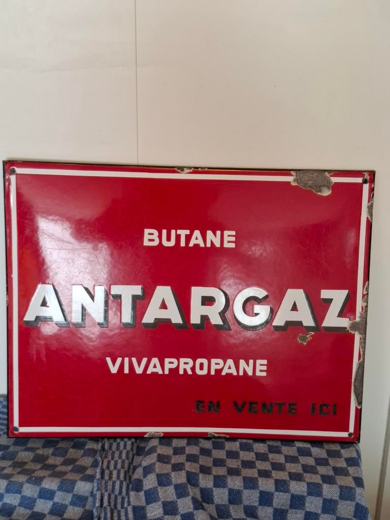 Emaille bord, Ophalen of Verzenden, Reclamebord