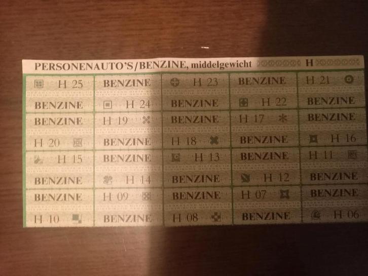 Benzinebonnen uit 1974! Zorg dat u vooraan staat, Verzamelen, Overige Verzamelen, Nieuw, Verzenden