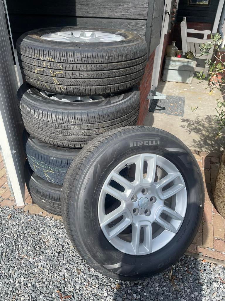 Land Rover Defender Velgen met Banden 255/65/R19, Auto-onderdelen, Banden en Velgen, Gebruikt, 255 mm, Banden en Velgen, All Season