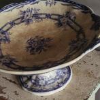 Franse brocante orgineel,  stoffen doos, engel, Antiek en Kunst, Curiosa en Brocante, Ophalen of Verzenden