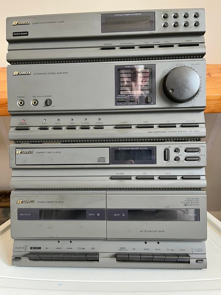 Sansui mini component stereo system MC-1000 L, Audio, Tv en Foto, Stereo-sets, Gebruikt, Overige merken, Ophalen