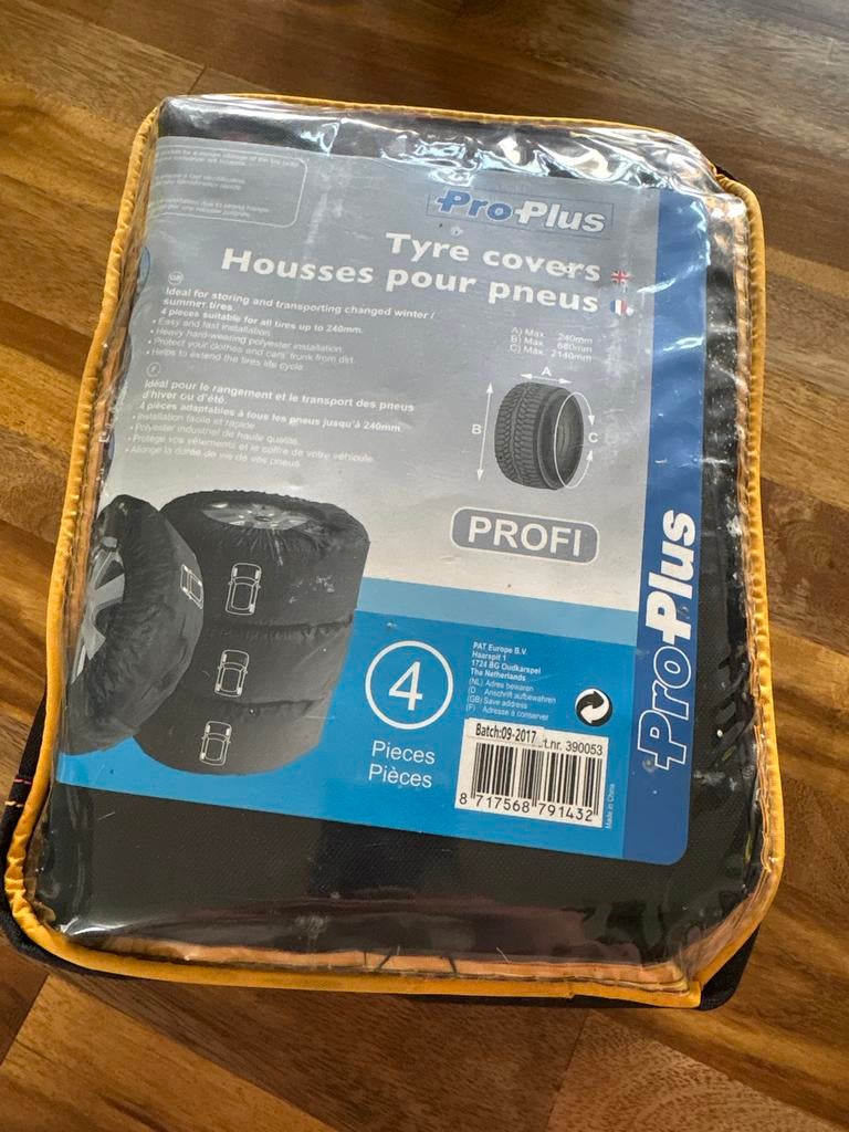 Pro-Plus bandenhoezen, set van 4, Auto diversen, Ophalen of Verzenden, Nieuw, Universeel