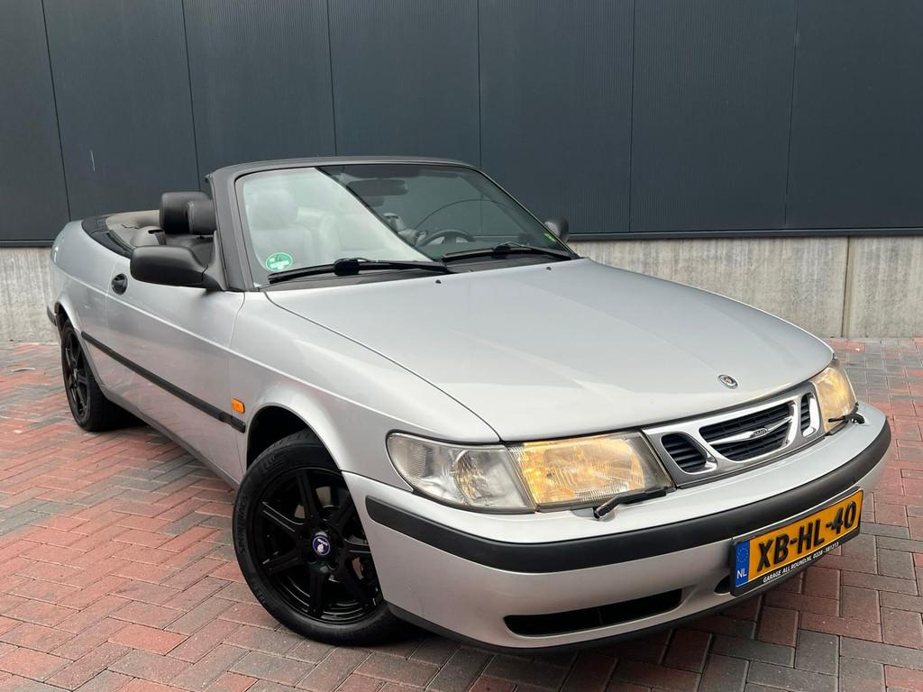 Saab 9-3 Cabrio 2.0 S * Airco * Soft-top * Elek-ramen *, Auto's, Saab, Gebruikt, 1340 kg, 4 cilinders, Cabriolet