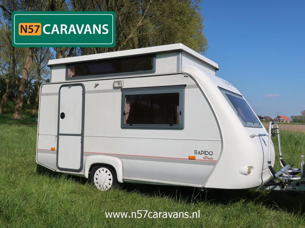 Rapido Club 310T / voortent / luifel, Caravans en Kamperen, Caravans, Bedrijf, tot en met 2, Treinzit, Rapido, Dwarsbed, Overige typen