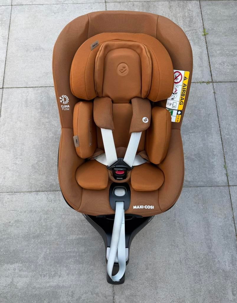 Maxi Cosi Pearl pro 360* i-size met familyfix 360* base, Kinderen en Baby's, Autostoeltjes, Verstelbare rugleuning, Gebruikt, 0 t/m 18 kg