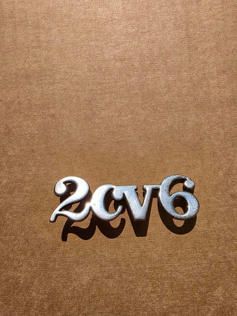 Citroën 2CV6 Embleem - Origineel en Gebruikt, Ophalen of Verzenden, Gebruikt, Citroën