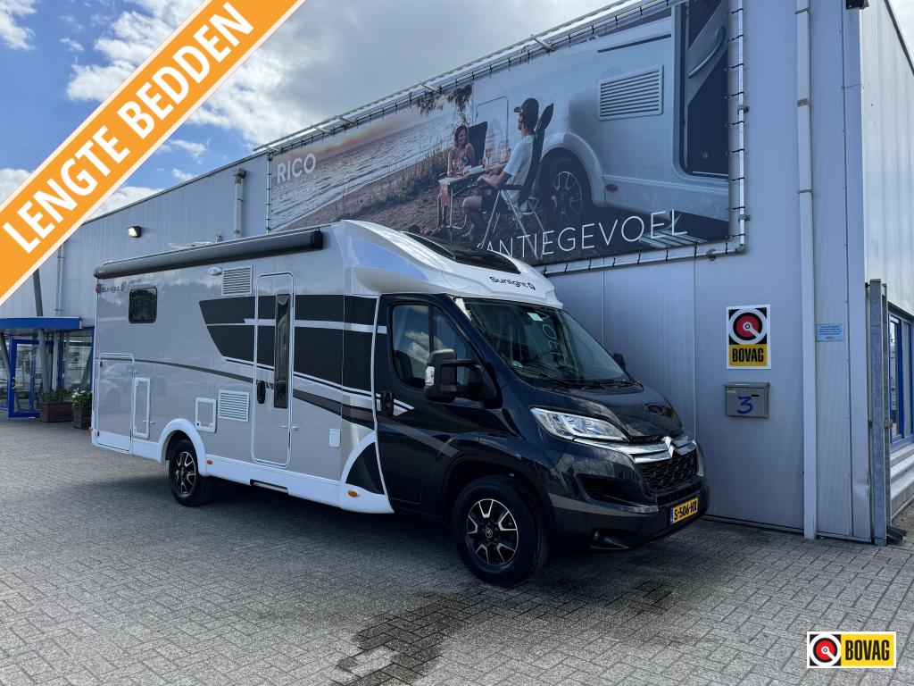 Sunlight T68 Lengtebedden / Hefbed, Caravans en Kamperen, Campers, Bedrijf, tot en met 4, Half-integraal, Sunlight, Overige merken