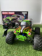 Traxxas rc MONSTER JAM Grave Digger COMPLEET 1:10 versie, Ophalen of Verzenden, Zo goed als nieuw, Auto offroad
