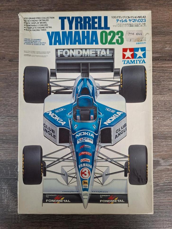 Tamiya Tyrrell Yamaha 023 F1 1/20 – Nieuw in doos! Modelbouw, Hobby en Vrije tijd, Modelbouw | Auto's en Voertuigen, Nieuw, Auto