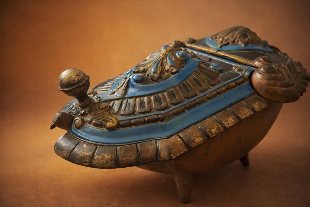 Kolenbak + Schep Rococo / Louis XV stijl, Ophalen, Gebruikt