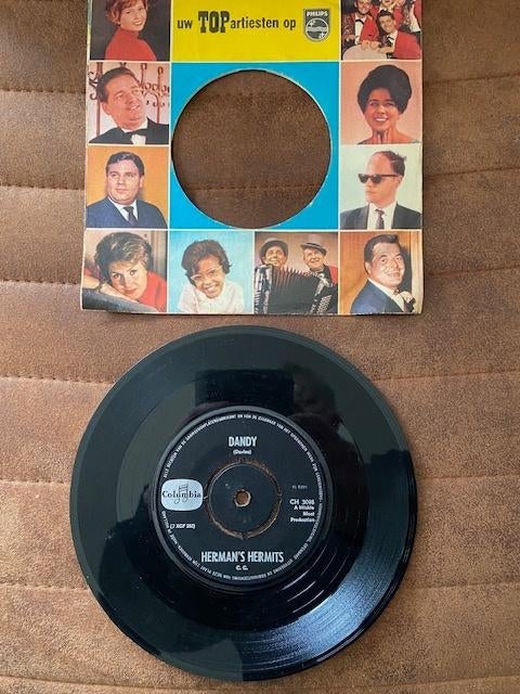 single 7" Herman's Hermits Dandy and no milk today, Gebruikt, 7 inch, Single, Ophalen of Verzenden