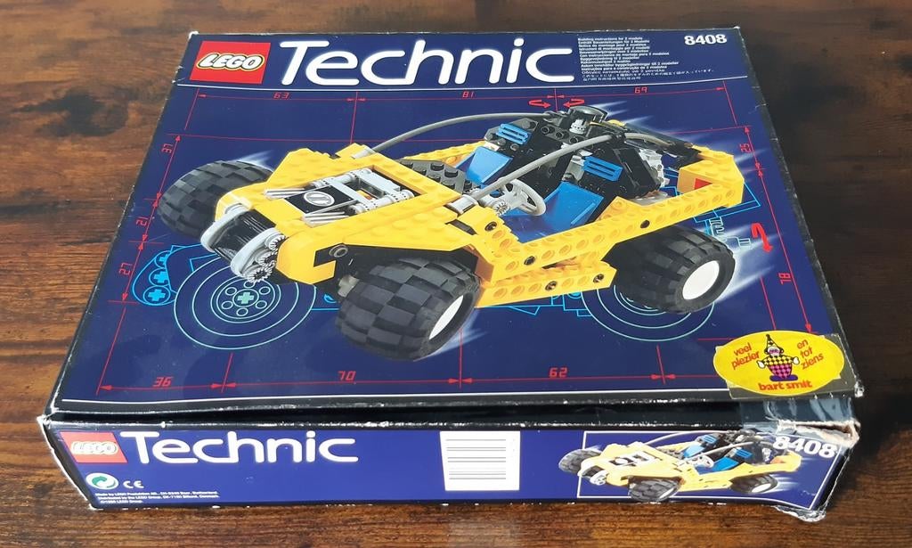 Lego Technic 8408 Desert Ranger + 1 rode, Gebruikt, Ophalen of Verzenden, Technic, Lego