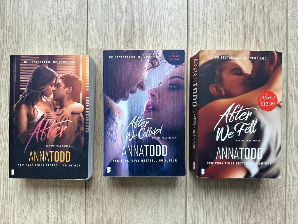 After-serie boeken 1, 2 en 3 van Anna Todd, Boeken, Ophalen of Verzenden, Zo goed als nieuw, Nederland