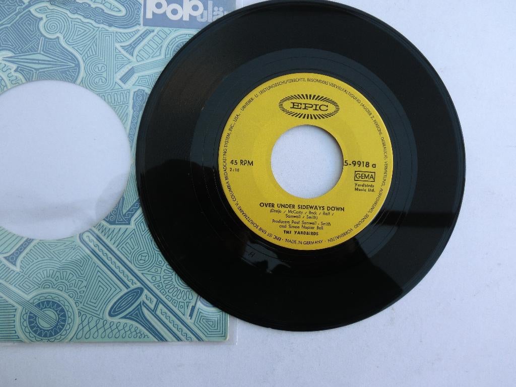 The Yardbirds Over under sideways down, 7 inch, Single, Ophalen of Verzenden, Zo goed als nieuw