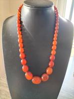 Prachtige antieke bakeliet ketting., Verzenden, Overige materialen, Ketting