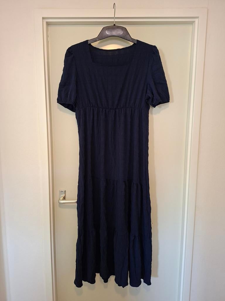 Donkerblauw maxi jurk, Kleding | Dames, Gelegenheidskleding, Galajurk, Blauw, Maat 46/48 (XL) of groter, Nieuw