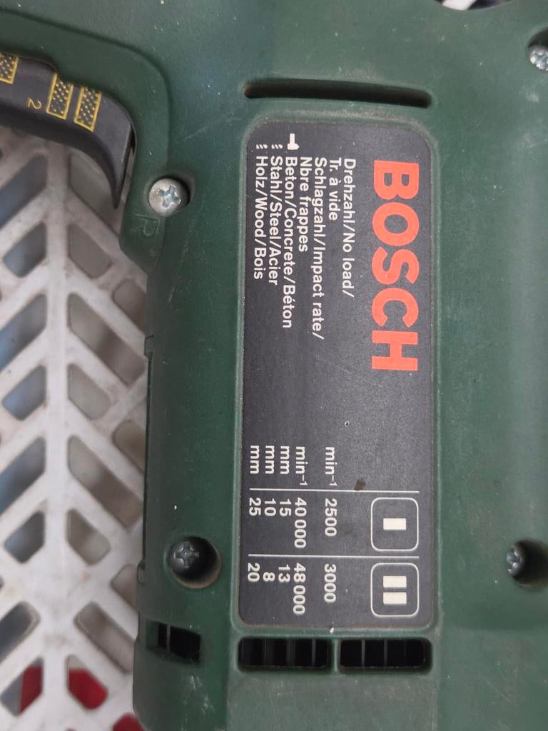 Bosch CSB 550-2 Klopboormachine 550W, Boormachine, Gebruikt, Ophalen of Verzenden, Variabele snelheid