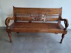 Teak bankje, Ophalen, Gebruikt, Minder dan 75 cm, Tweepersoons