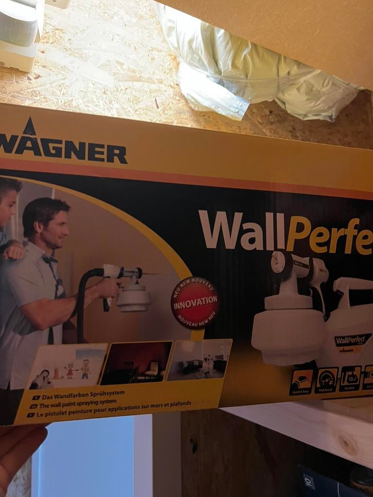 Wagner wall  perfect, Ophalen of Verzenden, Zo goed als nieuw, Verfspuit of Verfpomp