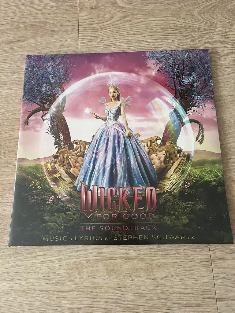 Wicked For Good Glinda Ariana Grande sountrack vinyl LP, Ophalen of Verzenden, 12 inch, Nieuw in verpakking, Colored vinyl
