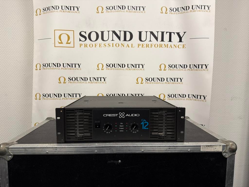 Crest CA12 2x1200W/4ohm, Audio, Tv en Foto, Luidsprekers, Zo goed als nieuw, Front, Rear of Stereo speakers, 120 watt of meer