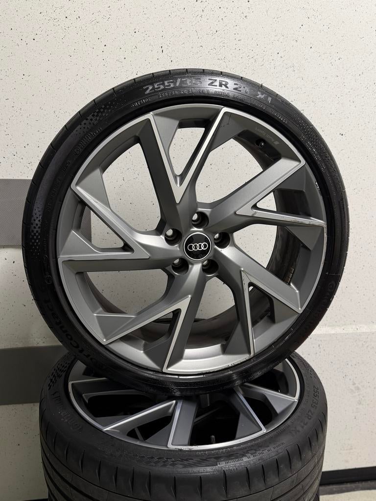 Audi RSQ3 21” velgen set met zomerbanden, Auto-onderdelen, Banden en Velgen, Ophalen, Gebruikt, 255 mm, Banden en Velgen