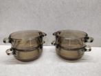 Soepkommen, arcoroc france, Huis en Inrichting, Keuken | Servies, Gebruikt, Ophalen of Verzenden, Glas, Kom(men)