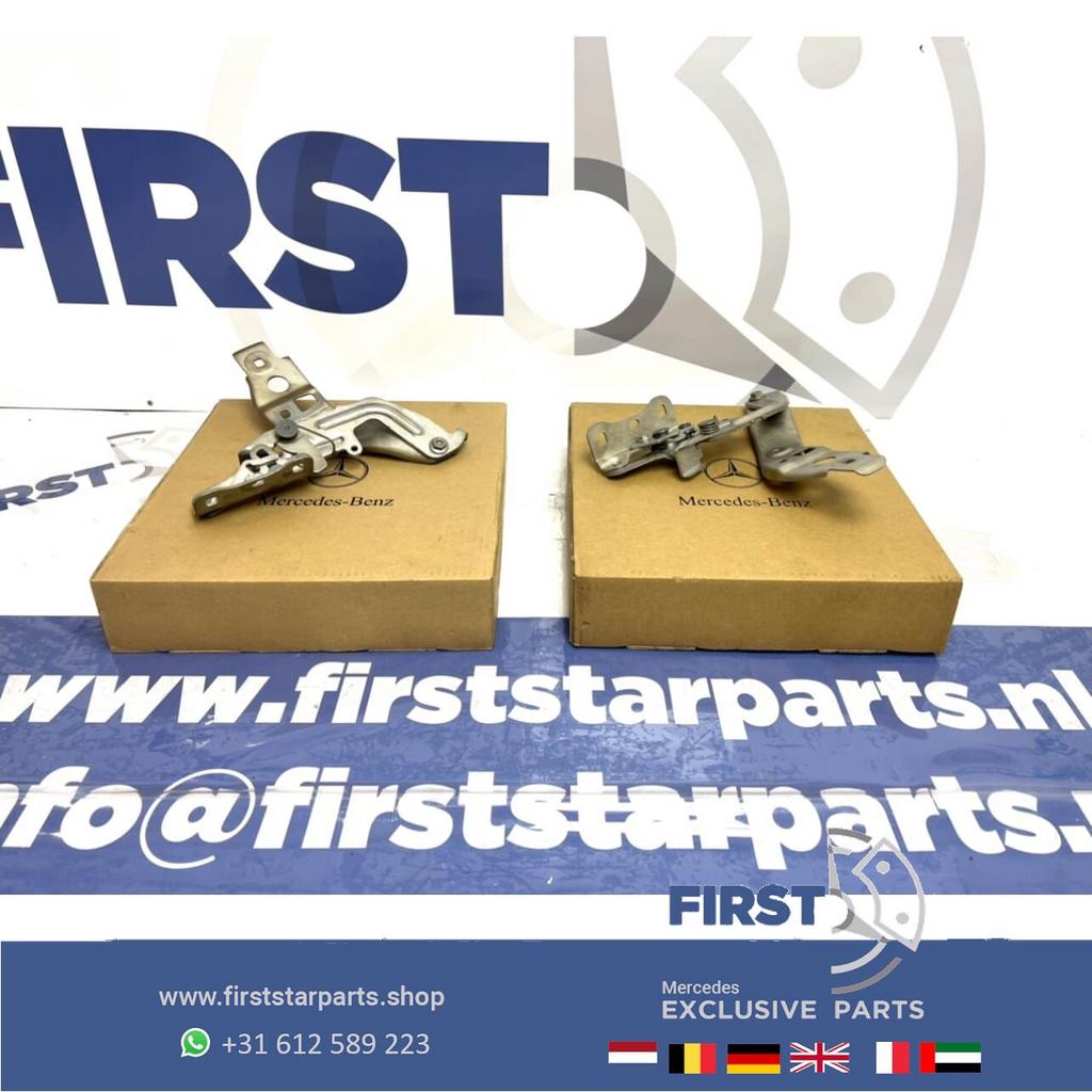 W177 V177 MOTORKAP SCHARNIER SET A KLASSE Origineel Mercedes, Gebruikt, -, Ophalen of Verzenden, -