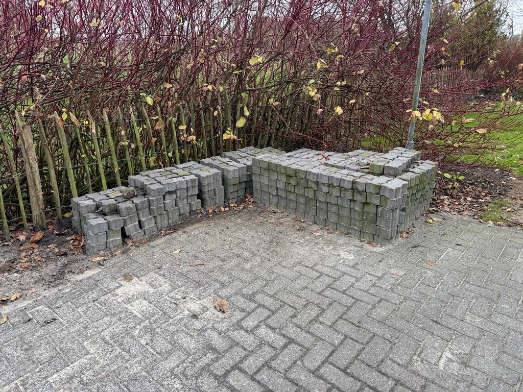 Gebruikte straatklinkers, Tuin en Terras, Tegels en Klinkers, Ophalen, Gebruikt, Klinkers, 10 m² of meer