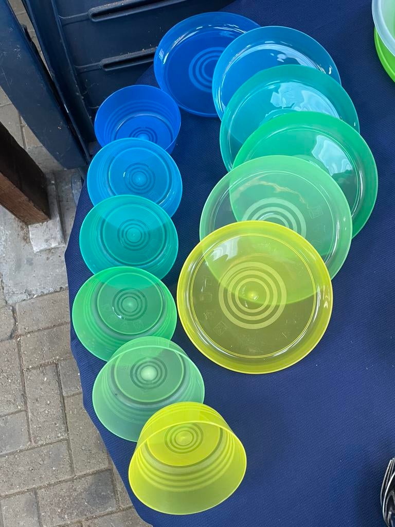 Ikea set 5 delig bordjes en schaaltjes, Ophalen of Verzenden, Zo goed als nieuw