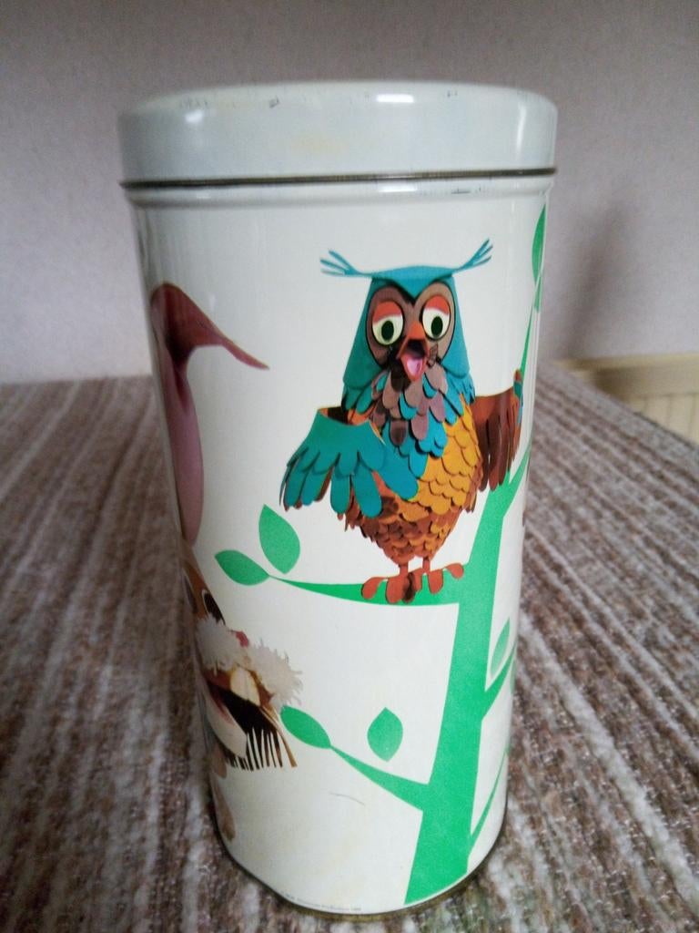 Vintage Fabeltjeskrant blik Bolletje Jaren '60 ZGAN !!!, Huis en Inrichting, Keuken | Keukenbenodigdheden, Zo goed als nieuw, Ophalen of Verzenden