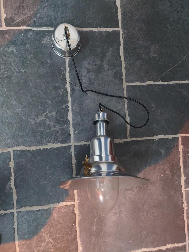 Scheepslamp 40L x 30B, zgan!, Huis en Inrichting, Ophalen of Verzenden, Metaal, Minder dan 50 cm, Landelijk