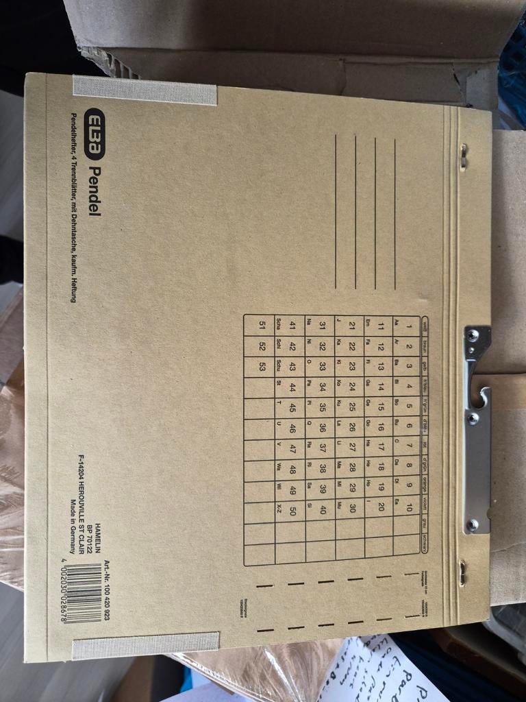 20 hangmappen Elba, Diversen, Schrijfwaren, Ophalen of Verzenden, Nieuw