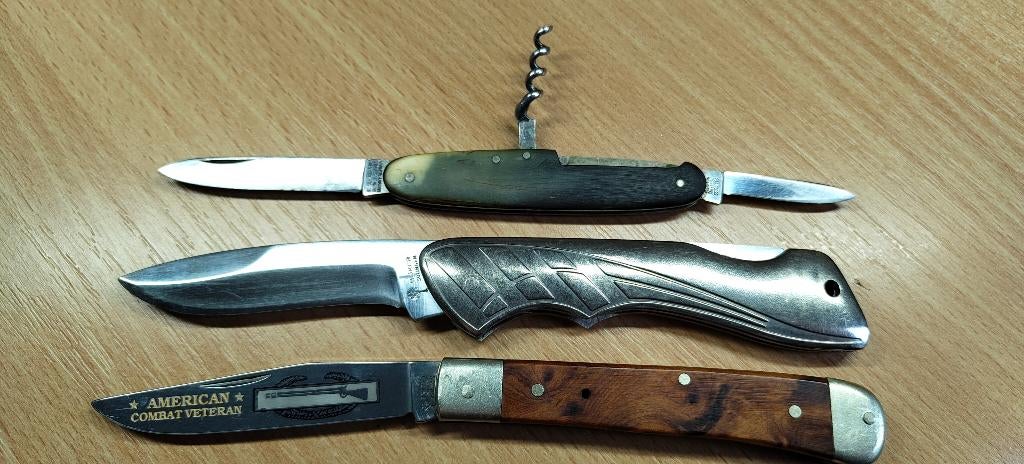 zakmes x3 Boker Solingen Germany, Verzenden, Gebruikt