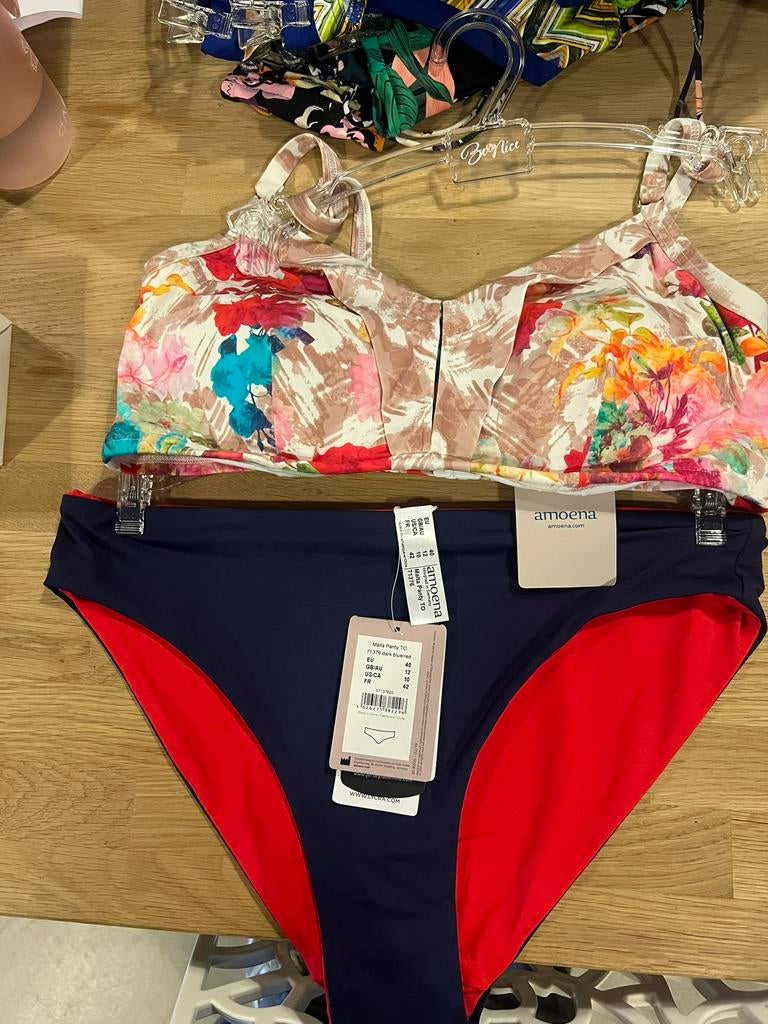 Mix match bikini amoena slip 40 top 42C NIEUW!! Set nu €15,-, Ophalen of Verzenden, Nieuw, Bikini