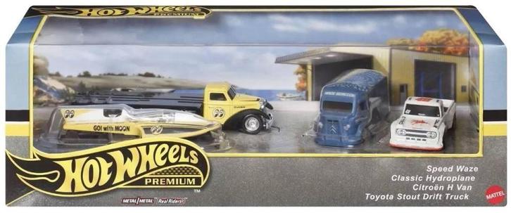 Hot Wheels Premium Diorama Mooneyes Hydroplane, Kinderen en Baby's, Speelgoed | Speelgoedvoertuigen, Nieuw, Ophalen of Verzenden