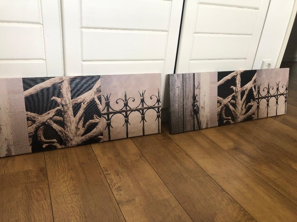 Canvas schilderij, Ophalen, Minder dan 50 cm, Zo goed als nieuw, Schilderij